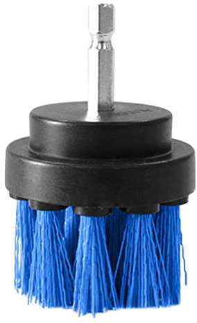 Cockjun Bürstenaufsatz Bohrmaschine Kit, Reinigungsbürste Felgenbürste Scrubber Reinigungsbürste Bürstenaufsatz Akkuschrauber für Felgen, Badewanne, Fliesen, Küche, Auto, Sofa Ecken & Grill (B)
