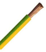 CABLE Fil électrique souple vert/Jaune - H07VK16 mm2 - au mètre