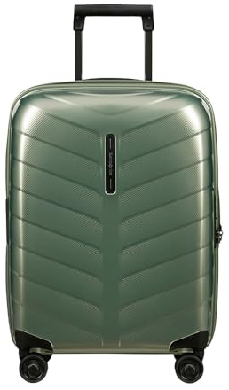 Samsonite Attrix - Spinner S, utdragbart handbagage, 55 cm, 38/44 L, grön (Basil Green)