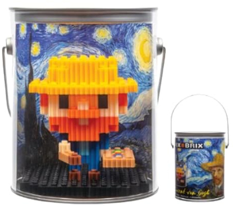 Cefa Toys- Pix Brix Pixel art Bote Van Gogh 482 Piezas,Juguete construcciones Horizontal,Vertical,Diagonal,CREA mosaicos,Figuras 2D,3D, Compatible con Otras Marcas,Niños a Partir de 6 años.