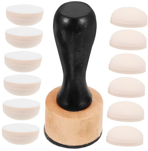 STOBOK Schwämme DIY Maler Stamper Mit Handgriff Und Flachen Schwämmen Kreative Malwerkzeuge Für Malbegeisterte Sicher Und Langlebig Fördert Die Fantasie