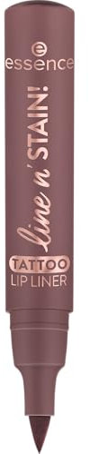 Essence Cosmetics Line N' Stain Tattoo Lip Liner, Lunga Durata, Definizione, Effetto Colorante, Colore Intenso, 2.5 ml