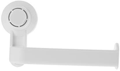 EXHUMKY Toilettenpapierhalter aus Abs Kunststoff Wandregal Platzsparend und Leicht zu Reinigen Einfache Montage für Badezimmer und Hotel Wc