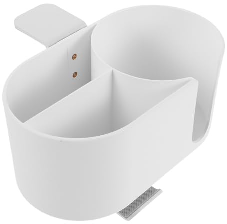 ABOOFAN Soporte de Escritorio con Abrazadera Desmontable Portavasos Giratorio y Soporte para Auriculares Organizador Multifuncional para Pc Gaming y Oficina Almacenamiento Compacto para
