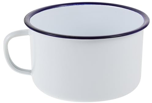 Garneck Saladier Émail Bol à Anse Émaillée Pour Soupe Collection Articles Émail Bol à Pâtes Vintage Ustensiles De Cuisine