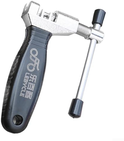 Gdfnmogo Outil professionnel de démontage et séparateur de chaîne de vélo entièrement en acier avec longue vis pour un entretien fiable des chaînes et des maillons de vélo