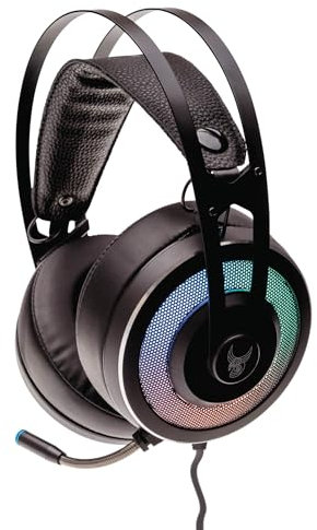 L33T Nebulir Rgb, Cuffie Da Gioco Con Microfono E Cancellazione Del Rumore, Adatte Per Pc, Ps4, Ps5, Xbox Series S, Xbox Series X Con Connettore Jack Da 3,5 Mm O Usb