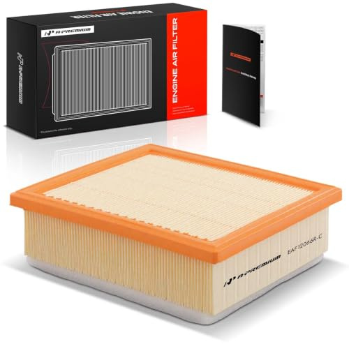 A-Premium Engine Air Filter Compatible with Fiat 500X & Jeep Compass, Renegade & Ram ProMaster City, 2015-2022, 1.4L 2.4L, Flexible Panel, Replace# 68247339AA