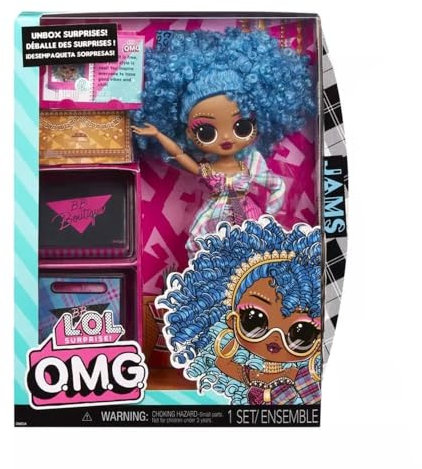 L.O.L. Surprise! OMG Modepuppe – JAMS – Mit Puppe, vielen Überraschungen und tollen Accessoires – ideal für Kinder ab 4 Jahren