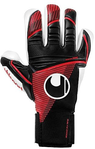 uhlsport Powerline Absolutgrip Finger Surround Fußball Torwarthandschuhe für Kinder und Erwachsene, Unisex, Torwart-Handschuhe, Torhüter-Handschuhe