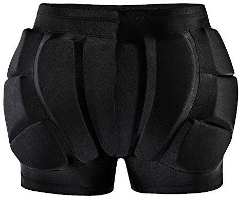 LIXADA Shorts de Protection Enfant Coussinet de Protection des Fesses Pantalon de Hanche de Ski Shorts Rembourrés protecteurs d'enfants pour Le Coccyx de Hanche/Bout/Snowboarding/Skating/Ski