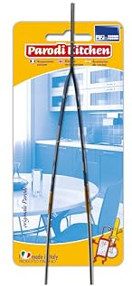 PARODI & PARODI - Professionell kökstång för kockar i rostfritt stål 18/10, multifunktionell precision kökstång, kökstillbehör för dekoration och matlagning, köksredskap, för att greppa, 31 cm