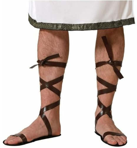 Atosa Men's Brown Roman Sandals