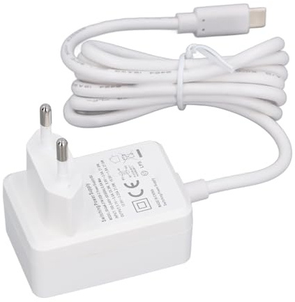 Adaptador de Fuente de Alimentación USB Tipo C con Tecnología GAN de 27W, 5, 1 V, 5A, 9V, 3A, 12V, 2, 25A, 15V, 1, 8A para (Enchufe UE CA 100 a 240V)
