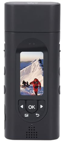 Denash Mini Telecamera per il Corpo, Videocamere per Videoregistratore Indossate Dal Corpo 1080P con Visione Notturna, Telecamera per il Corpo Indossabile Portatile Supporta Fino a 256G