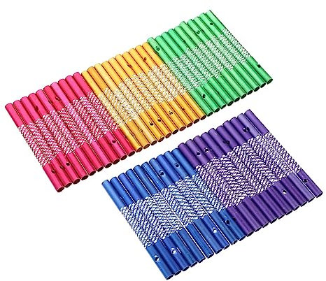 3 Sets Aluminium-windspielröhren Metall-Windspiel Zur Entspannung Für Die Außendekoration 100 Stück * 3