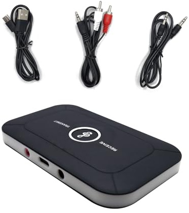 Bluetooth Audio Transmitter Receiver, 2 in 1 Bluetooth 5.3 Adapter für Bose Wave Radio IV III II Awr1b1 Awr1b2, TV, Computer, MP3 und Gym - Verbinden Sie Lautsprecher für nahtloses Streaming