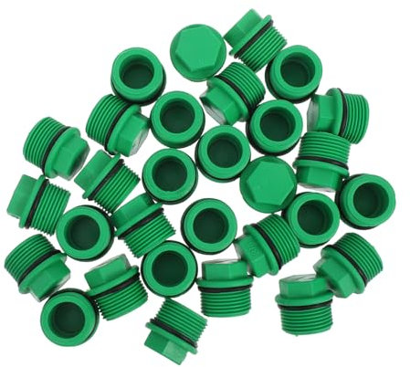 Milisten 30Pièces Bouchon De Tuyau Arrosage à Filetage De Raccords pour Irrigation De Jardin Fuites Et Eau Compatible Systèmes Arrosage