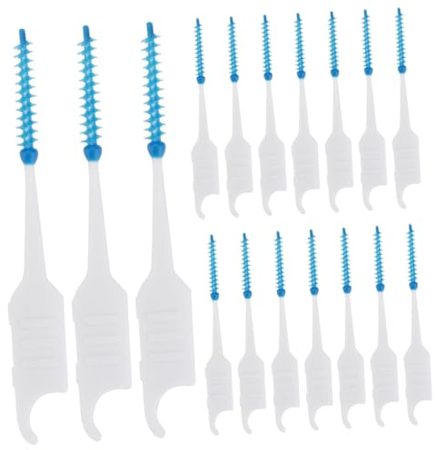 minkissy 1 set Rengöringsverktyg För Interdentalborstar Tillbehör För Munvård Rengöringstandborste Verktyg För Munvård Tandborste Munvårdsborste Munborste Interdentalrengöringsmedel 200 st