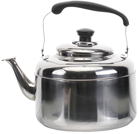 CONGARTENO Bouilloire Épaisse Sifflante Pour Eau Bouillante Bouilloire Domestique Chauffante Argent