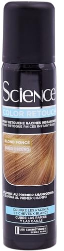 CARREFOUR – Spray Retouche Couleur Blond Foncé, Finition Naturelle Rapide et Pratique (75mL) - lot de 3 - Vendu par Lot