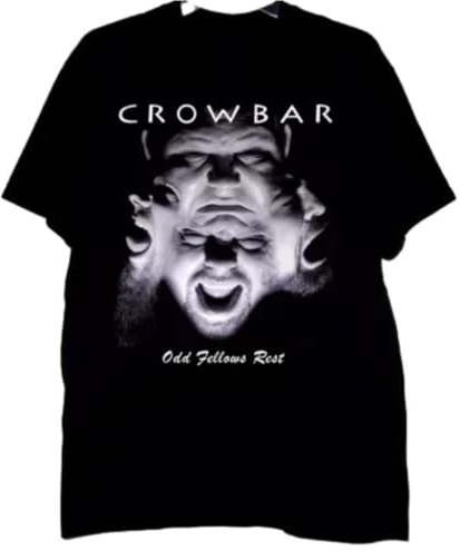 SUFFPXXYU Crowbar Band Odd Fellows Rest Album Unisex T-Shirt All SizeBlackXXL