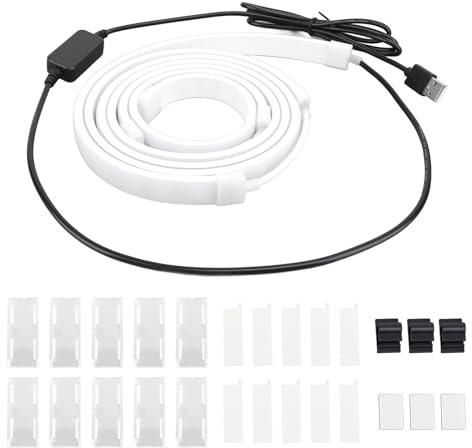 Generic Retroilluminazione del Monitor, Striscia Luminosa a LED per Sincronizzazione dello Schermo del Computer USB RGB con Riconoscimento del Colore dello Schermo in Tempo Reale per