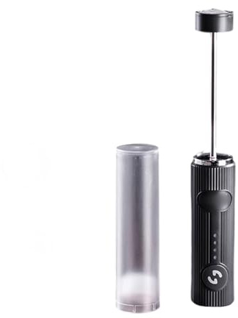 JDNH Fouet à lait électrique multifonction pour crème à café, ingrédients de cuisson et boissons protéinées (sans fil) Mousseur à main pour milkshakes protéinés