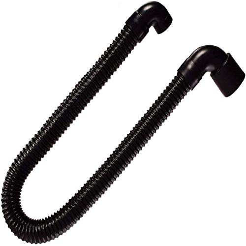 Techkar Saugschlauch für HAKO HAKOMATIC SCRUBMASTER B 30 B 45, Schwarz, 1200mm, 38mm/60mm