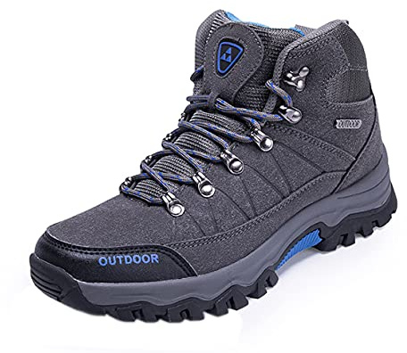 Botas de Senderismo Hombre Impermeables Zapatillas de Trekking Montaña al Aire Trail Invierno Botines Zapatos