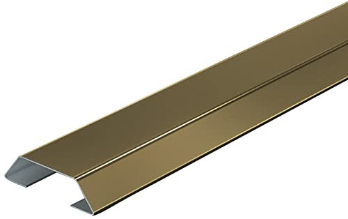 Kabelkanal Kabelschlauch Kabelmanagement Extra breite Kabelabdeckungen für TV/Lampenkabel, Gold Retro Heavy Duty Kabelschutz aus Metall, Boden-/Wandmontage, Benutzerdefiniertes Format