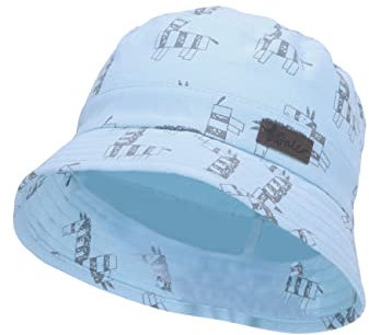 Sterntaler Unisex barn fiskarhatt zebra barnhatt, himmelsblå, normal, Himmelsblå