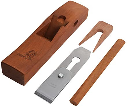 OSALADI Pialla Mano Per Lavorazione Legno Con Lama in Metallo Affilata e Manico in Legno Premium Strumento Artigianale Per Bricolage Fai Da Te e Rifinitura Superfici Carpenteria