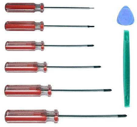 Fongmore Set di 6 cacciaviti Tri-Wing tipo Y 1,5 mm 2,0 mm 3 mm 4 mm 5 mm 6 mm kit di cacciaviti a tre punte di precisione con strumento manuale magnetico multifunzionale