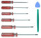 Fongmore Set di 6 cacciaviti Tri-Wing tipo Y 1,5 mm 2,0 mm 3 mm 4 mm 5 mm 6 mm kit di cacciaviti a tre punte di precisione con strumento manuale magnetico multifunzionale