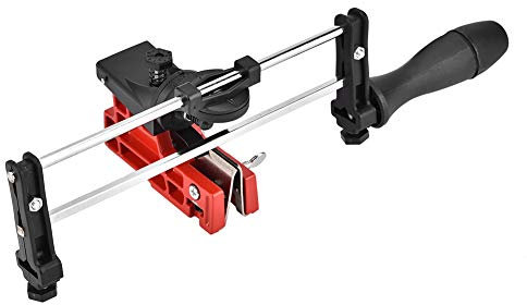 Garosa Affilacatene Manuale per Motoseghe, Strumento di Guida con Barra di Montaggio per Catene da Potatura - Kit per Affilatura Catena Legna