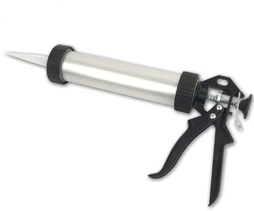 CABLEPELADO Pistola para cartuchos de silicona | pistola de cartuchos | Pistola de calafatear | Apta para rejuntar y sellado de clafateo | para cartuchos de 310ml