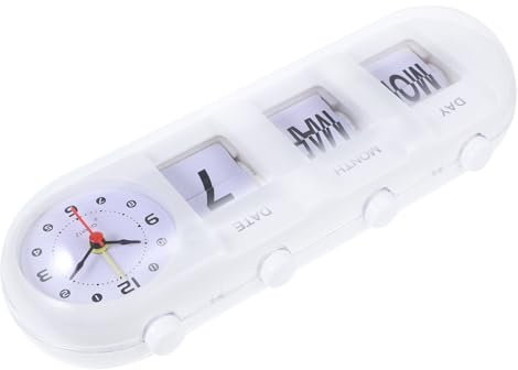 Yardenfun Tischkalender Uhr Kalender Einfache Monats-datumsanzeige Uhr