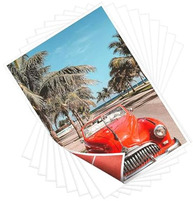 G4GADGET Premium High Gloss A4 Photo Paper - Pack of 10 Sheets, 240 GSM, for Inkjet Printers, Vibrant Colors, Quick-Drying, Universal Compatibility