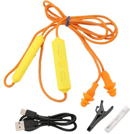 Kueohse Tapones para los oídos Auriculares Bluetooth para Trabajo, Reducción de ruido, Protección auditiva, Sitios de construcción, Lugares ruidosos B