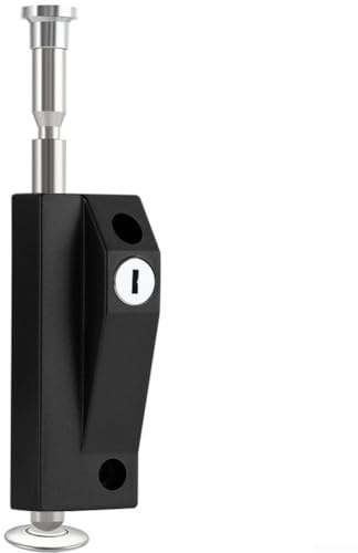 Serrure de porte en alliage de zinc avec boulon antivol dissimulé et fonctionnement fluide du ressort de compression, compatible avec plusieurs types de portes (C)