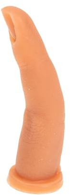 Homoyoyo Doigt de Pratique Silicone Flexible pour Nail Art Modèle de Main Fausse avec Articulations pour Entraînement des Faux Ongles et Manucure