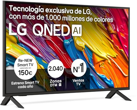 LG 43QNED84A6C - Smart TV QNED AI 43 Pulgadas 4K 2025