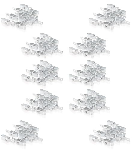 Drahtspanner 100er Set, Verzinkt Zaunspanner für Wildzaun, Weidezaun, Forstzaun, Maschendrahtzaun, Schutz vor Wildverbiss, Rostbeständig, Einfach Nachspannbar, Ideal für Garten und Wildgehege