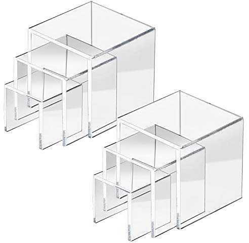 HBselect Acryl Displayständer - Transparenter Schmuckständer und Ausstellungsständer