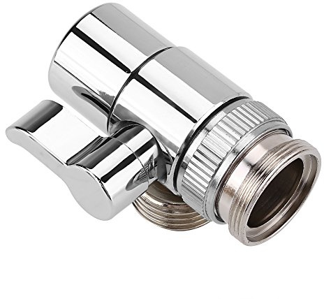 3 Wege Umschaltventil Wasserhahn, Waschbecken Dusche Adapter, Ventil Wasserhahn Brause, Sink Valve Diverter, Wasserhahn Küche Splitter für Küche oder Bad, Wasserhahn Badezimmer Waschbecken Ersatzteile