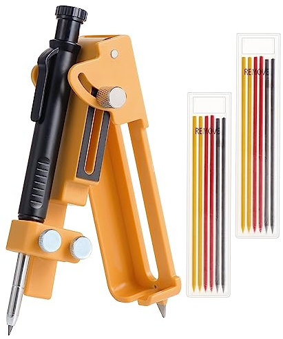 eROOSY Multifunctional Scribing Tool, Construction Pencil, Scriber Line Marker, Woodworking Scribing Tool with Deep Hole Pen, Marking Tool, DIY Woodworking Scriber