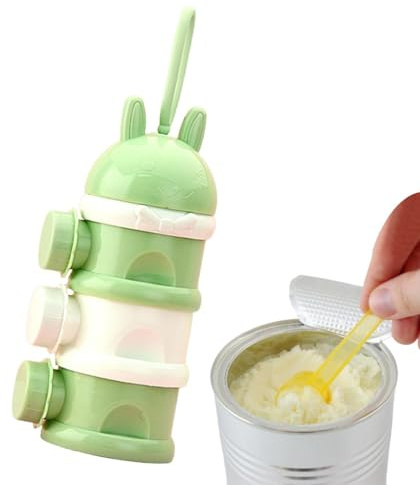 Distributeur de formule, récipient de rangement de voyage pour à 3 couches | Boîte de formule portable, récipient à lait en poudre anti-déversement, boîte à lait