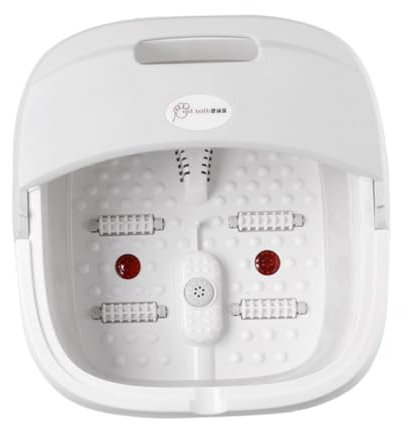 DINHEAROM Foldable Foot Bath Basin Home Foot Bucket with Lid Large Capacity for Home Spa and Relaxation