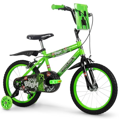 Huffy Minecraft Bicicletta per bambini, Verde, Medium